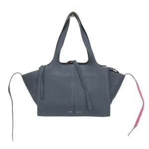 Celine Trifold Small Tote Bag Women's Leather Shoulder Bag,Tote Bag Navy